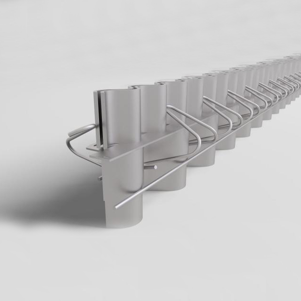 Sinus shaped armour joints